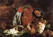 Eugene Delacroix The Barque of Dante oil on canvas